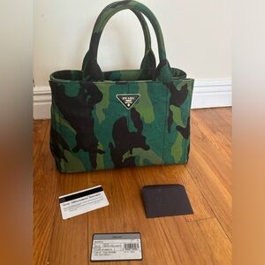 Prada Camo Canapa Bag